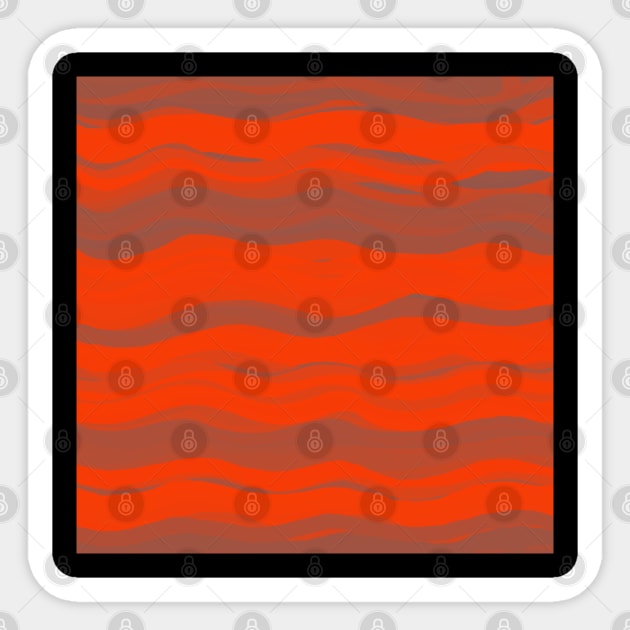 Red waves Sticker by jen28